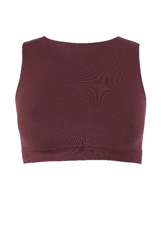 INSPIRE Bikini Bra Top | Maroon