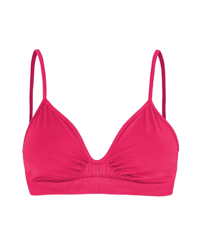 LIBERATED Bikini Bra Top | Fuchsia