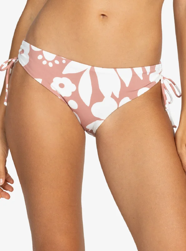 Printed Beach Classics Hipster Bikini Bottoms - Ash Rose Botanical Stencil