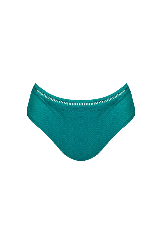 Emerald Eyelet High Waisted Bottom