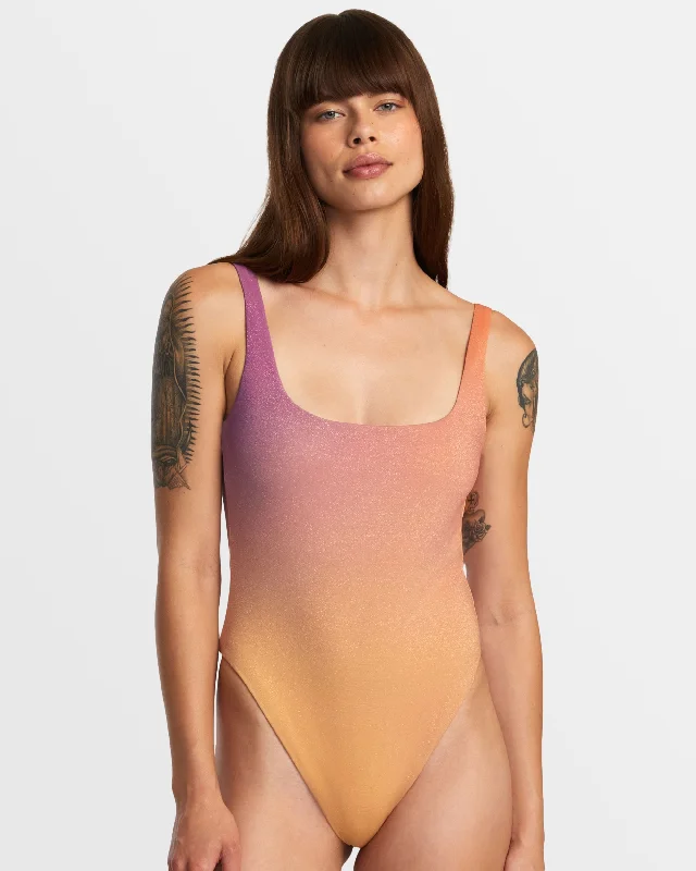 Golden Staple One-Piece Swimsuit - Multi