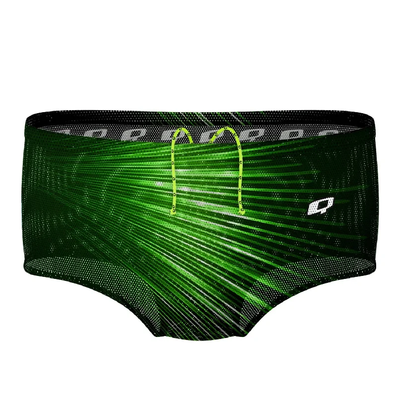 Green Volt Mesh Drag Swimsuit