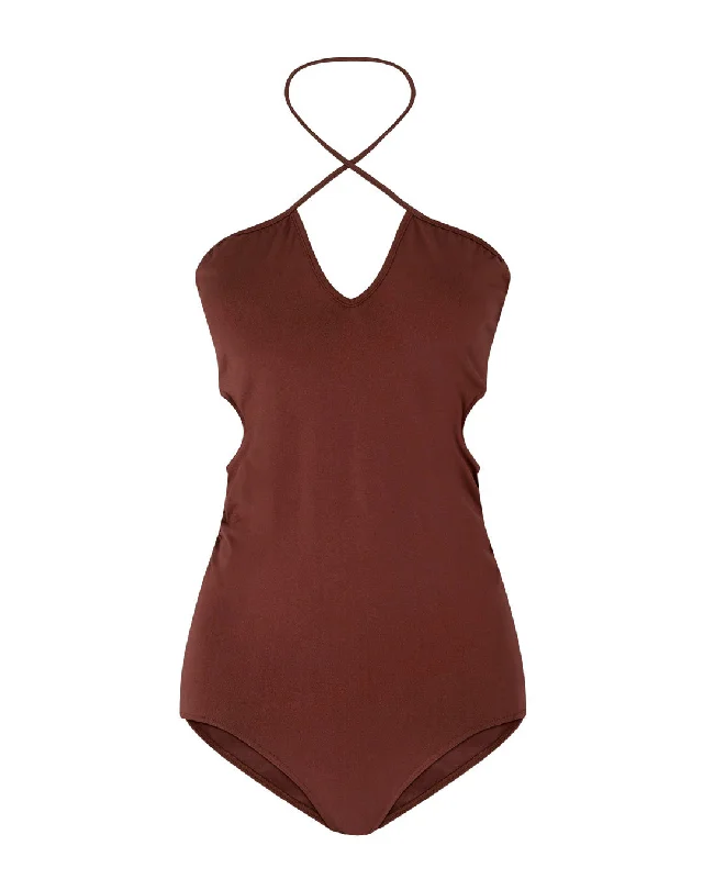 IMMERSED Body Swimsuit | Maroon