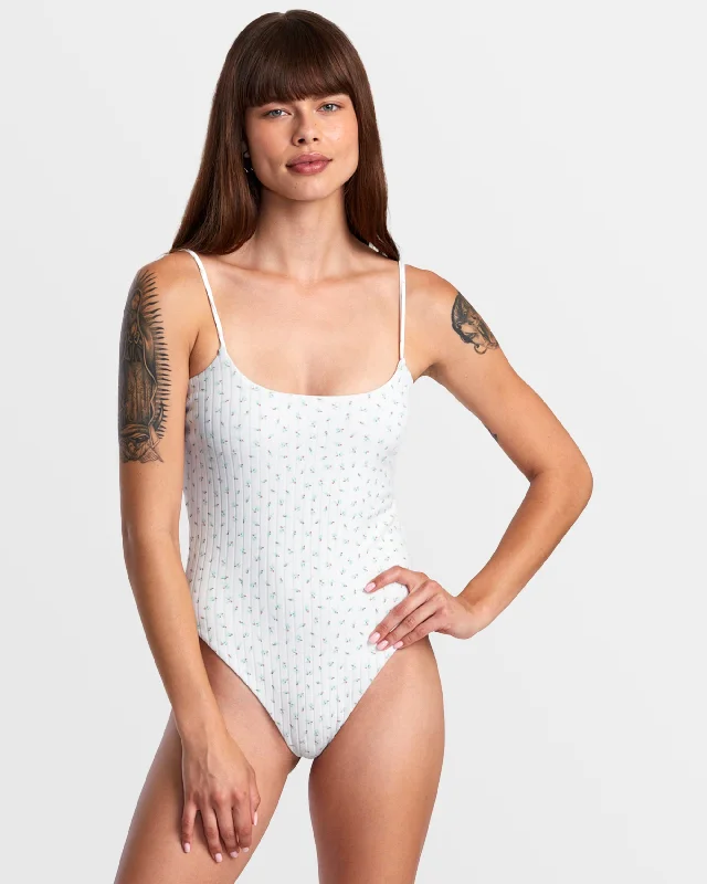 Pointe One-Piece Swimsuit - White