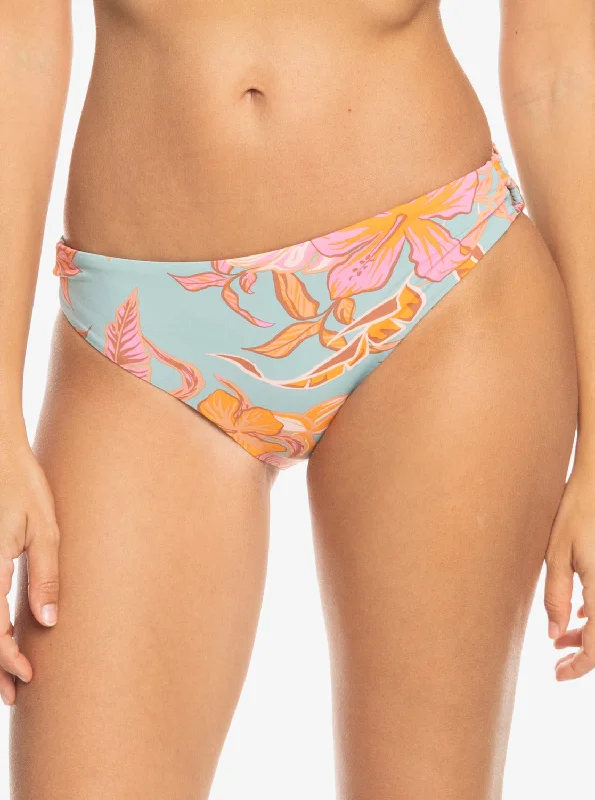 Printed Beach Classics Hipster Bikini Bottoms - Blue Surf Kartoffel Tropical