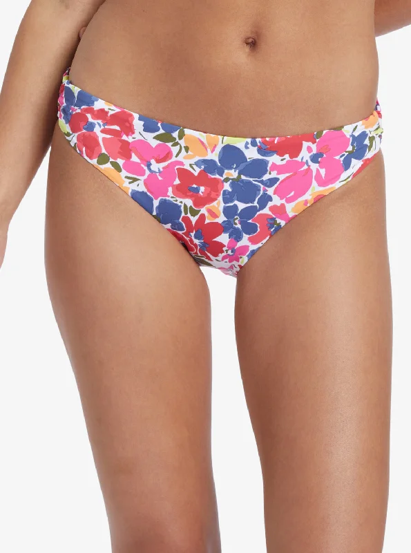 Printed Beach Classics Hipster Bikini Bottoms - Bloomin Babe