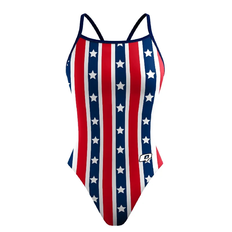 Putting On The Spitz - Sunback Tank Swimsuit