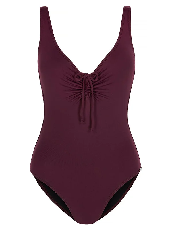 SHELTER ISLAND One-Piece Swimsuit | Wine