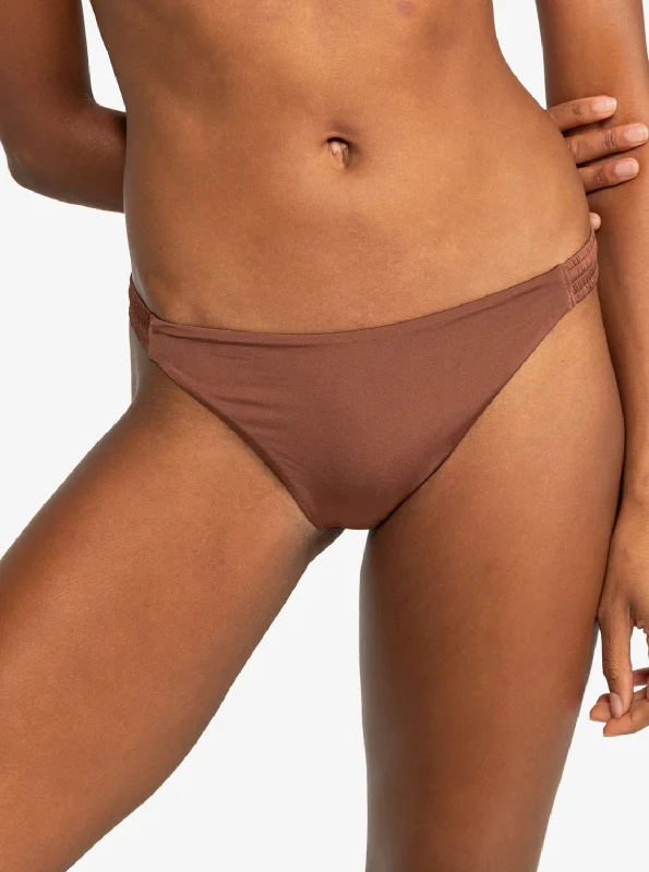 Silky Island Cheeky Bikini Bottoms - Root Beer