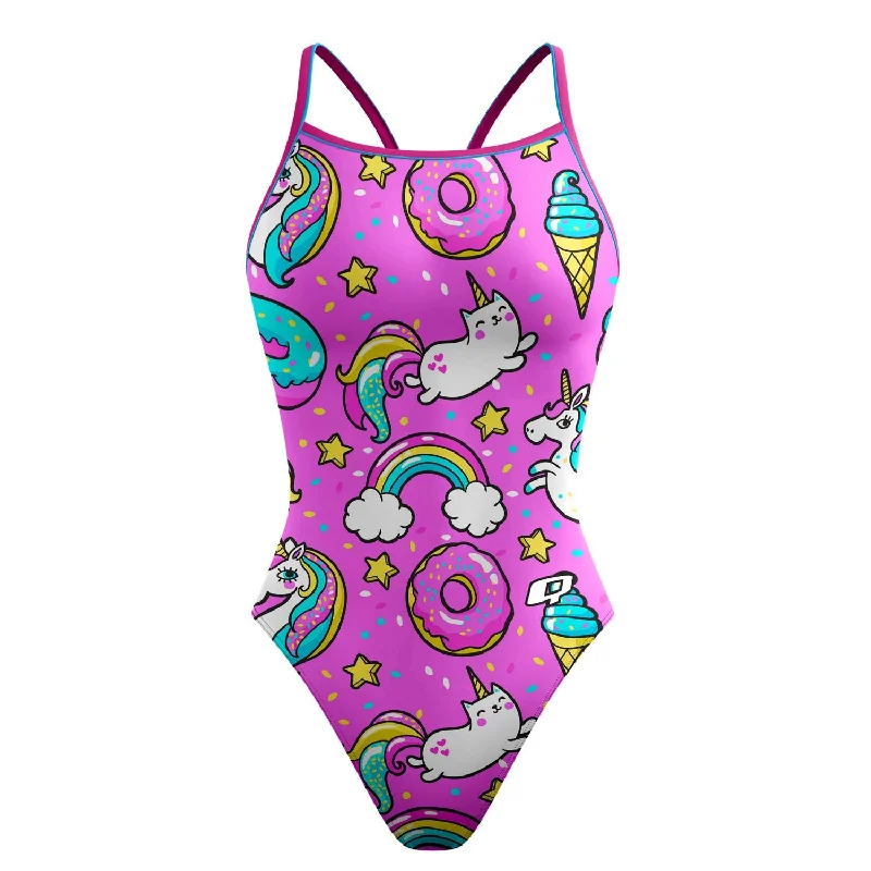 Confetti Skinny Strap Swimsuit