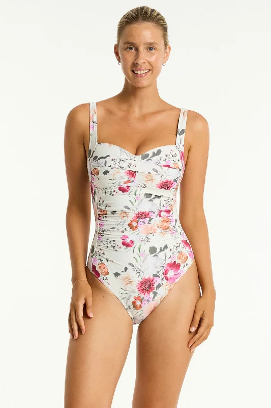 Belle Twist Front One Piece