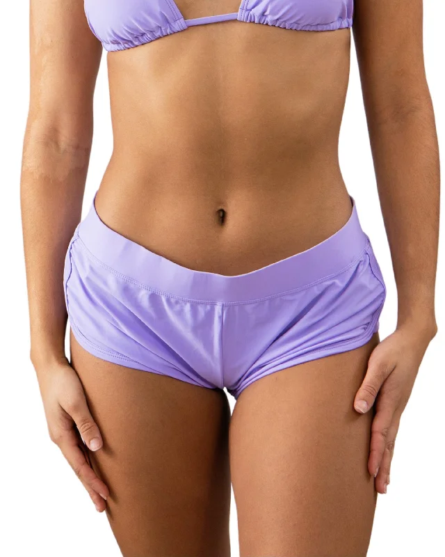 Solid Lilac Women´s Shorts Bottom