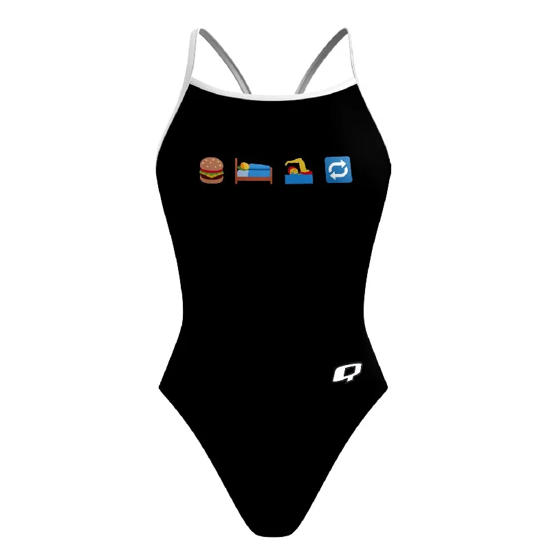 Swim Life Skinny Strap Swimsuit