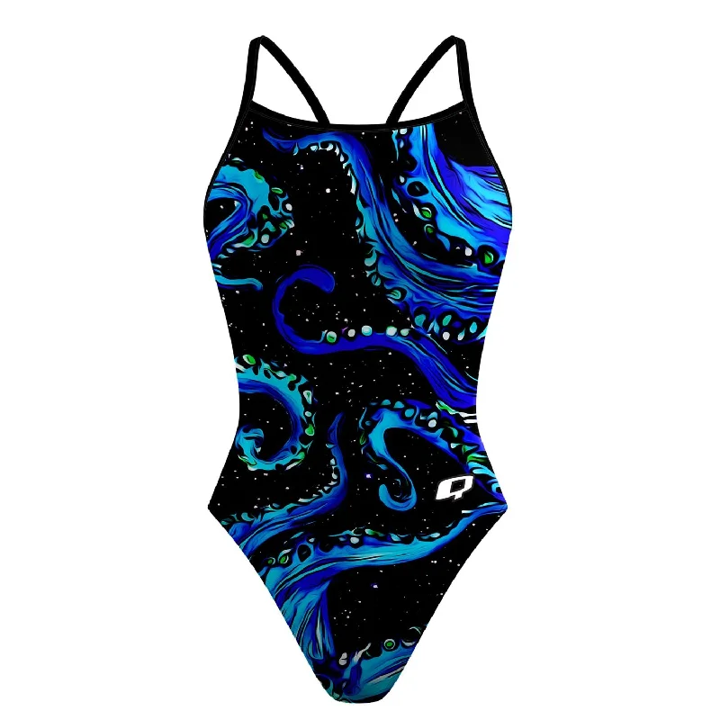 Tentacle Tickles Skinny Strap Swimsuit