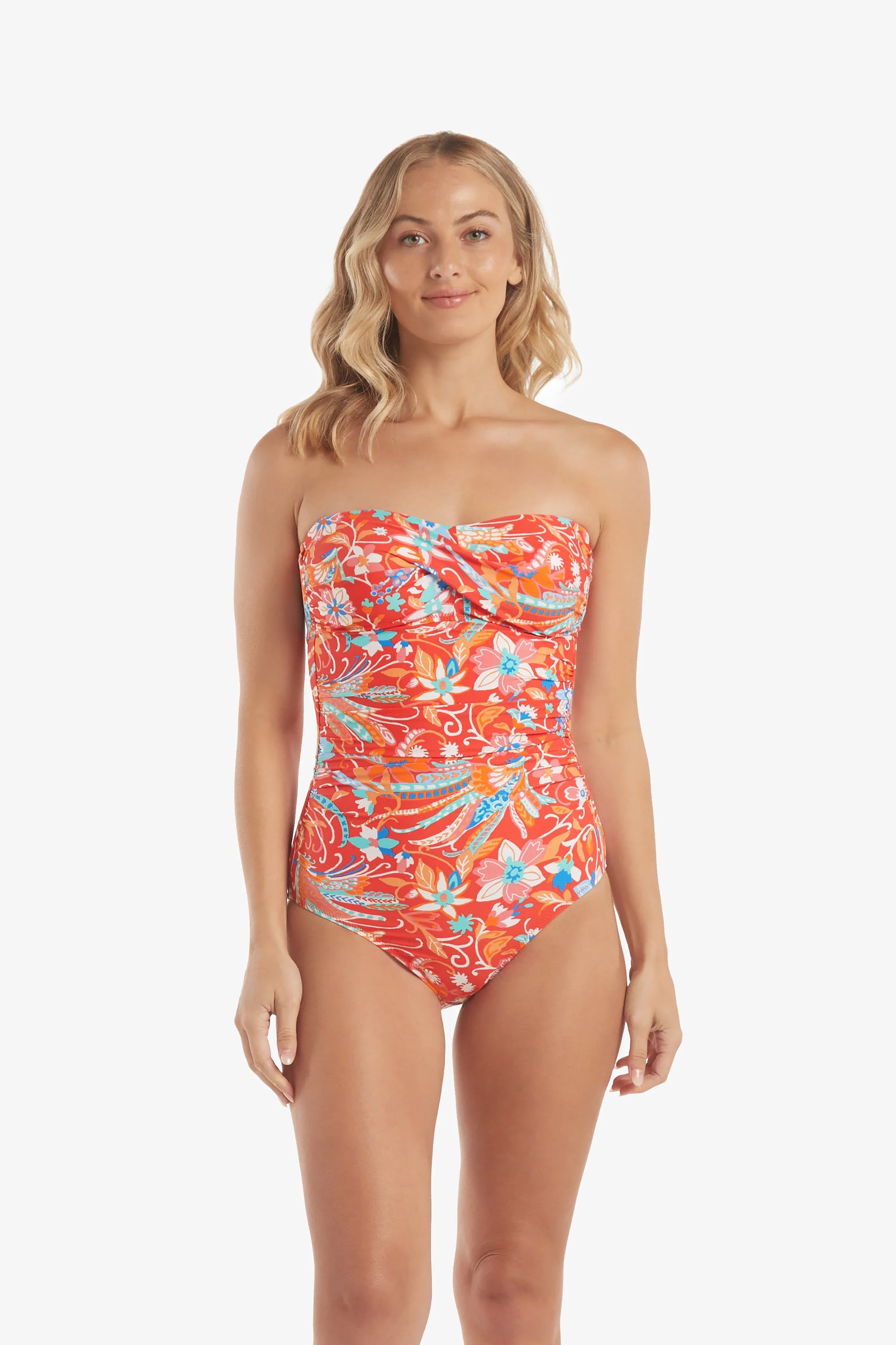 Twist Bandeau One-Piece  |  Liliana